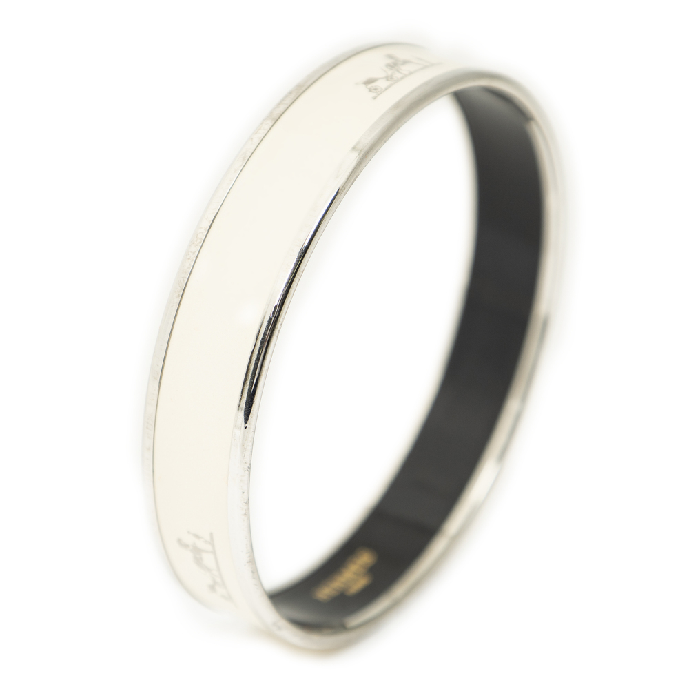 Hermes Enamel Bangle MM